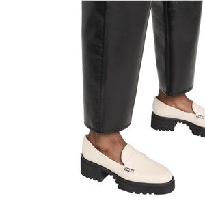 Freda Salvador | Fern Lug Loafers in Cream - Size US 8.5